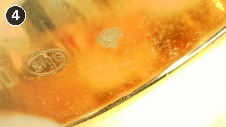 Genuine Boucheron Quatre ring, numbered 4: the workshop mark and the eagle head mark
