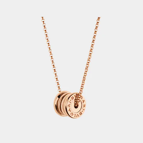 Bulgari B.zero1 pendant necklace in rose gold