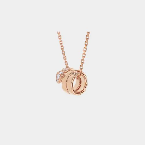 Bulgari Serpenti Viper necklace in rose gold