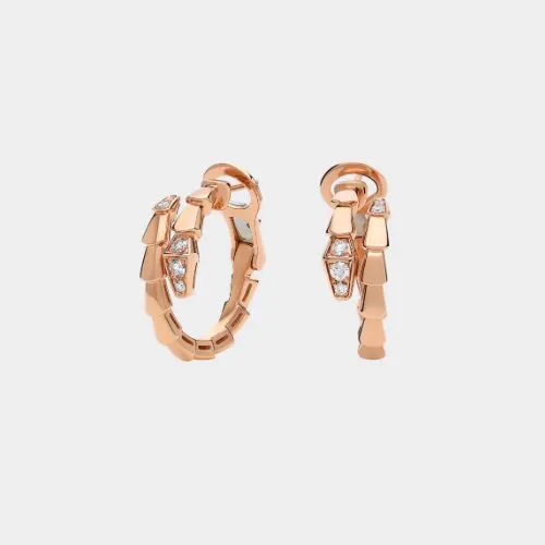 Bulgari Serpenti Viper earrings in rose gold
