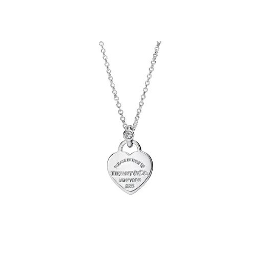 Return to Tiffany sterling silver heart tag necklace