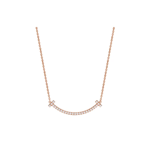 Tiffany T Smile pendant necklace in 18k gold