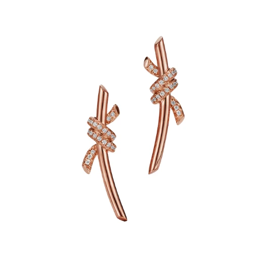 Tiffany Knot earrings in 18k gold