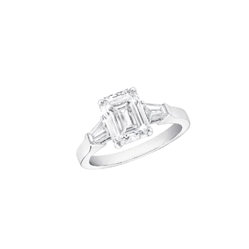 Graff bridal solitaire engagement ring