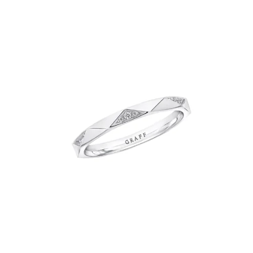 Graff bridal solitaire wedding band