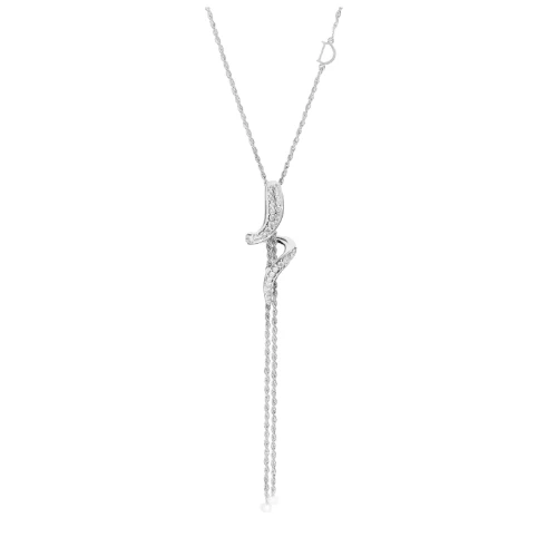 Damiani Eden necklace in white gold with diamonds