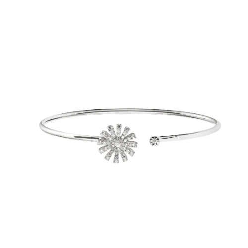 Damiani Margherita bracelet in white gold with diamonds